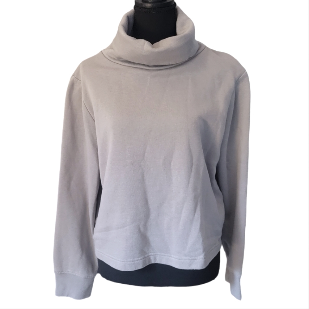 Zara Gray Cowl Neck Sweatshirt